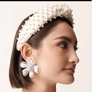 Lele Sadoughi pearl headband